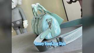 구찌 모노그램 여행 가방 럭셔리 스타일