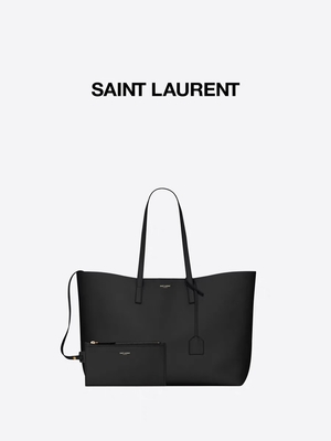 1.4lb 감촉이 있는 가죽 브랜드 여자들 핸드백 검은 YSL 송아지 가죽 가방 동서