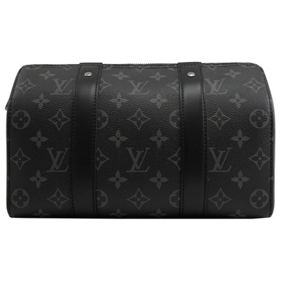 고전적 모너그램 이클립스 LV 시 KEEPALL 가방 쟈카드 캔버스 크로스 보디 보스턴 백