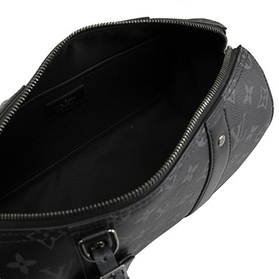 고전적 모너그램 이클립스 LV 시 KEEPALL 가방 쟈카드 캔버스 크로스 보디 보스턴 백