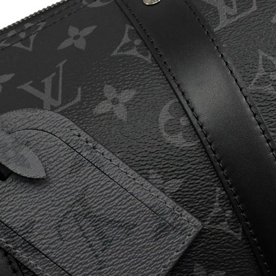 고전적 모너그램 이클립스 LV 시 KEEPALL 가방 쟈카드 캔버스 크로스 보디 보스턴 백