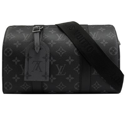 고전적 모너그램 이클립스 LV 시 KEEPALL 가방 쟈카드 캔버스 크로스 보디 보스턴 백