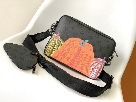 LV Ｘ YK 트리오 모너그램 남녀 공용 브랜드되 멘스 가방 M46358 거리 방식 협력 3WAY