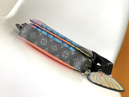 LV Ｘ YK 트리오 모너그램 남녀 공용 브랜드되 멘스 가방 M46358 거리 방식 협력 3WAY