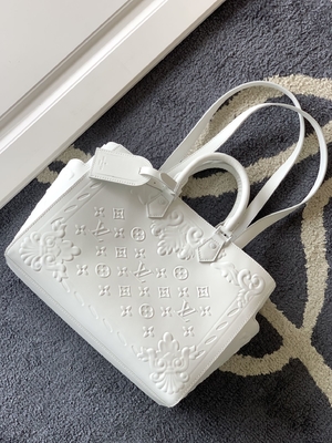 하얀 모너그램 프리로베드 브랜드 가방 루이 비통 Sac 도면 운반